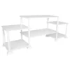 No Tools Assembly TV Stand for TVs up to 40", tv stand living room furniture, tv cabinet,17.52 x 63.78 x 22.83 Inches - Image 3