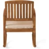Selma Acacia Rocking Chairs With Cushions Camping Chair 2-Pcs Set Outdoor Furniture Teak Finish Freight Free - Image 4
