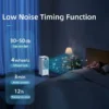Portable Air Conditioners, 3-IN-1 Evaporative Swamp Cooler, 4 Modes & 3 Speeds, 12H Timer, Child Lock,Smart Remote&Touch Control - Image 5