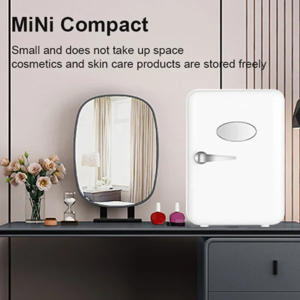 Mini Multifunction Refrigerator Cosmetics Mask Beverage Dormitory Refrigerators Cooler KeepFresh Fridge for Car Home EU/US - Image 5