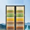 Commercial Large Capacity Quick Freezing Wine Cabinet Display Cabinet Showcase Refrigerators Beer And Beverage Cabinet - Image 2