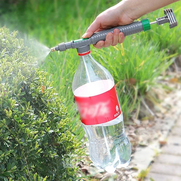 High Pressure Air Pump Manual Sprayer Adjustable Drink Bottle Spray Head Nozzle Garden Watering Tool Sprayer Agriculture Tools - Image 2