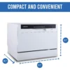 Portable Countertop Dishwasher,7-Program System for Home, RV and Apartment, Wash Dishes, Glass and Baby Products,Hookup Required - Image 10