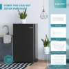 EUHOMY 3.2 Cu.Ft Mini Fridge with Freezer, Single Door Compact Refrigerator, LED light, Adjustable Thermostat, Mini Refrigerator - Image 6