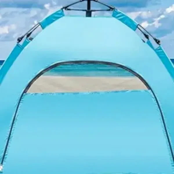 Lightweight Portable Outdoor Beach Tent Pop Up Beach Tent,Extra Large Sun Shelter Tent with Double Door, for Fishing, Picnic - Image 2