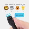 New ABCD Rotation Answer Gel Pen Novelty Decompression Rotating Abcd Choose Ballpoint Pen Ersonality Student Stationery