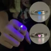 Fashion Pink Love Heart Luminous Couple Ring For Women Men Retro Glow In Dark Silver Color Adjustable Finger Rings Jewelry Gift - Image 3