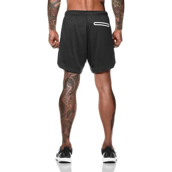 2022 Sport Shorts Men Sportswear Double-deck Running Shorts 2 In 1 Beach Bottoms Summer Gym Fitness Training Jogging Short Pants - Image 6