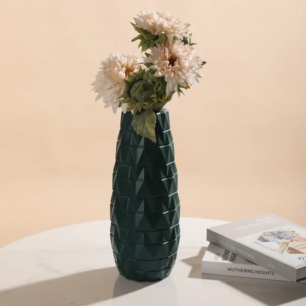 Plastic Flower Vase 1PCS Nordic Creative Flower Arrangement Simple Modern Home Decorations Ornaments For Flower Vases - Image 2