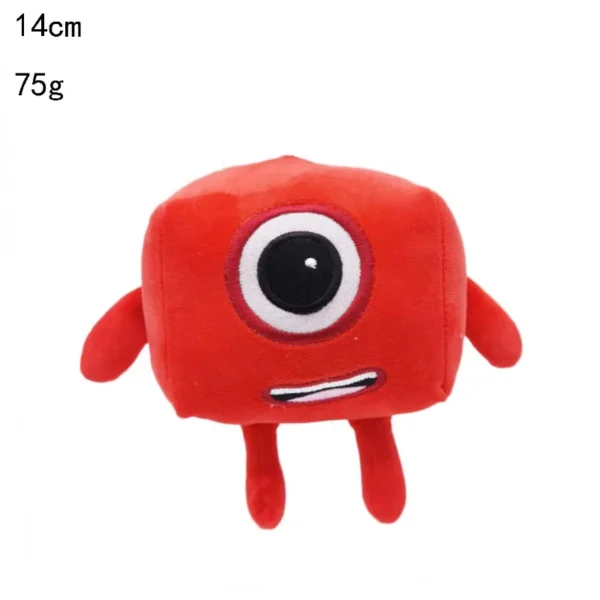 14-30cm Cartoon number Plush Doll Toy Educational Stuffed Movie TV number Toys Kids Gift early childhood education doll - Image 2