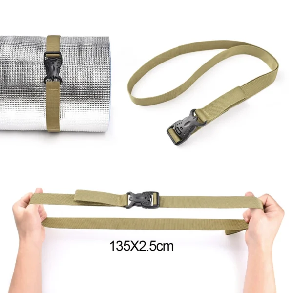 Nylon Cargo Strap Travel Tied Cargo Luggage Fastener Belt Strap with Buckle Travel Kits Outdoor Camping Tool Hiking Accessories - Image 3