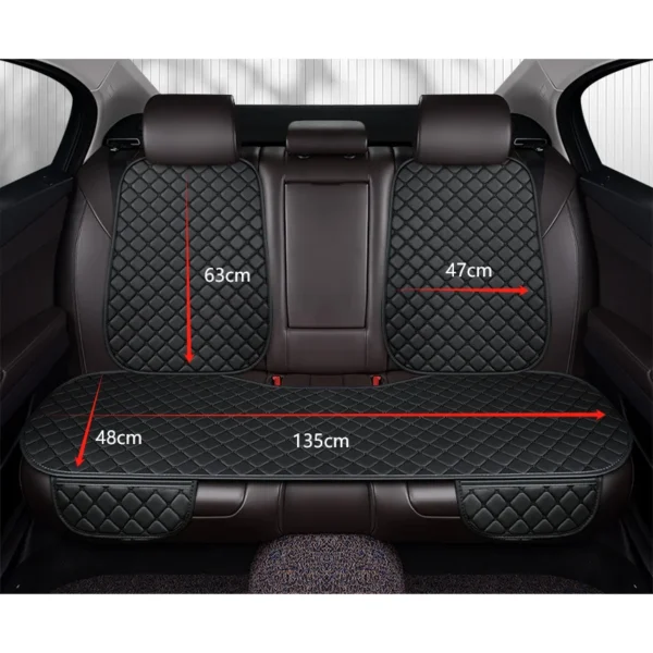 PU Leather Car Seat Covers for NISSAN Qashqai Juke X-Trail Armada Altima Cube Dualis Tiida Bluebird Rogue Sport Car Accessories - Image 3