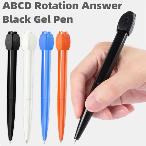 New ABCD Rotation Answer Gel Pen Novelty Decompression Rotating Abcd Choose Ballpoint Pen Ersonality Student Stationery - Image 2