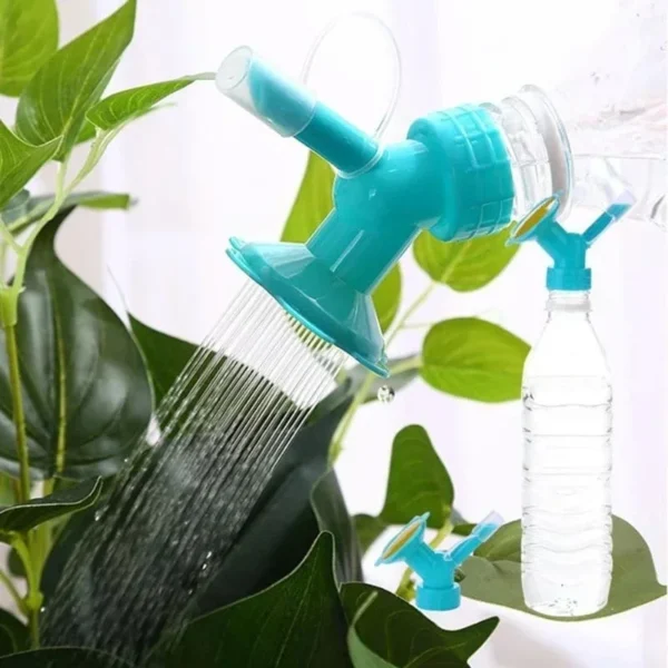 Home Garden Flower Plant Water Sprinkler For Flower Waterers Bottle Watering Cans Sprinkler 2 In 1 Plastic Sprinkler Nozzle - Image 3