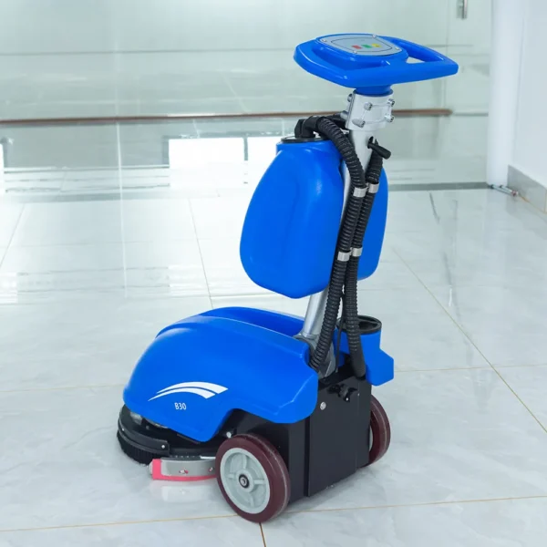 Hand-Push Type Floor Scrubber Small Scrubbing And Waxing Machine Floor Cleaning Machine Industrial And Commercial Auto Scrubber - Image 6