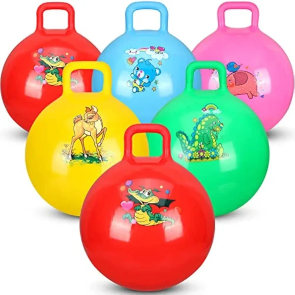 18 Inch Kids Hopper Bouncing Balls Balance Exercise Outdoor Sports Toys Jump Games Ball Random Color Hopper Ball Jumping Hopping