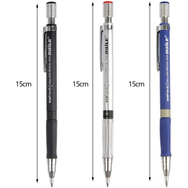 2.0 mm Mechanical Pencils Set 2B Automatic Student Pencils Color/Black Lead Refills Art Sketch School Supplies Kawaii Stationery - Image 6