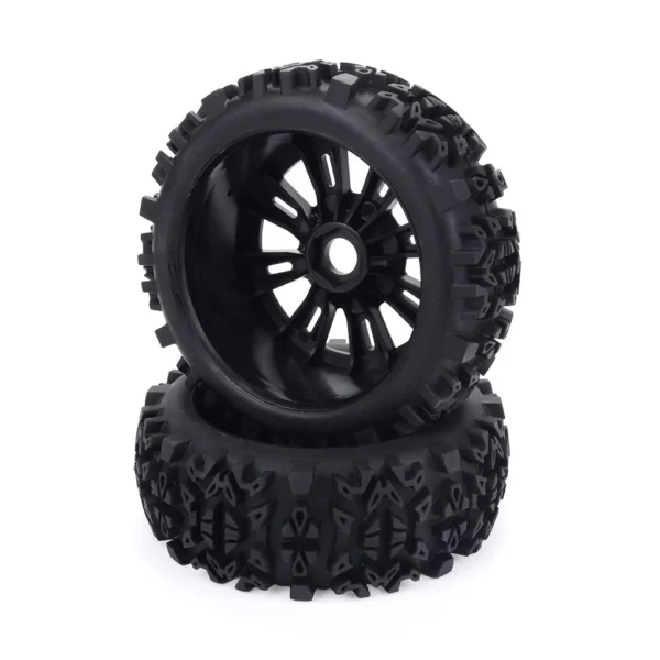 ZD Racing 2pcs RC Monster Truck Wheels Tires Rubber 170MM 155MM 150MM 120MM 17mm Hex Hub for 1/8 RC Car Truggy HSPTraxxas Wltoys - Image 3