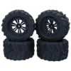 ZD Racing 4PCS 1/10 Monster truck wheels tires 120 mm 125 mm Tires Wheels Buggy for for 1:10 RC Car Crawler Traxxas Scx10 HSP - Image 4