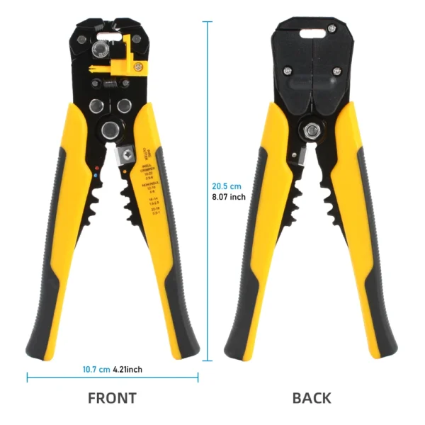 Crimper Cable Cutter Adjustable Automatic Wire Stripper Multifunctional Stripping Crimping Pliers Terminal Hand Tool - Image 3