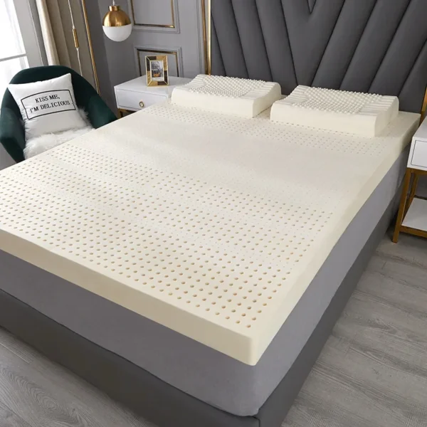 Thailand Natural 100% Latex Mattress Wholesale Student home hotel luxury top Tatami Mat Royal Gift Latex Mats With Cover