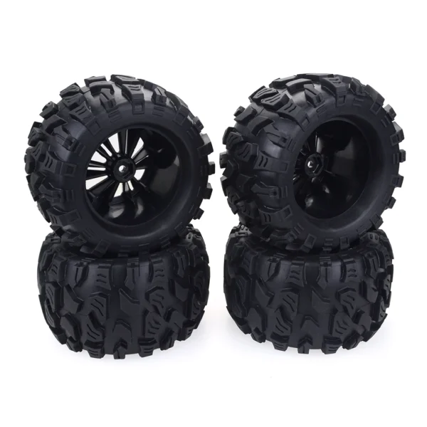 ZD Racing 4PCS 125MM 1/10 Monster Truck Tire Rubber Rocks Tyres 12mm Wheel Hex for RC Crawler Axial Traxxas Tamiya Kyosho - Image 6