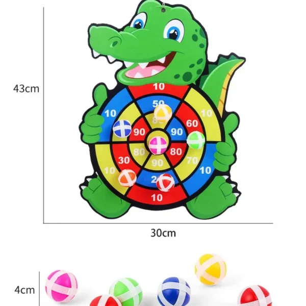 Montessori Dart Board for Kids Boys Sticky Balls Target Games Child Indoor Outdoor Sports Play Toys Games for Children 4 6 Years - Image 6