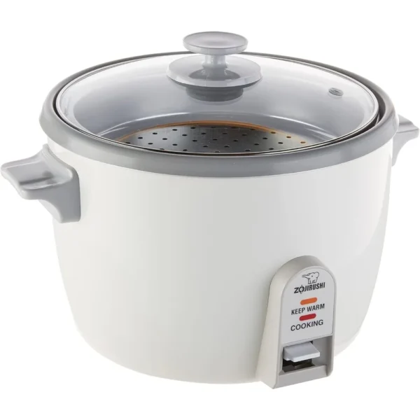 NHS-18 10-Cup (Uncooked) Rice Cooker,White