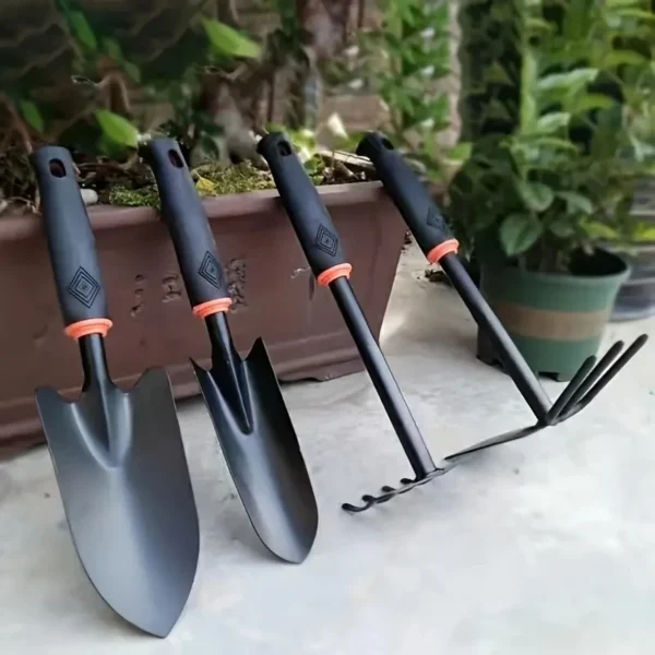 Garden Hand Tool Set, Wide Shovel Hand Cultivator Rake, Double-Sided Cultivator Plant Tool for Digging, Transplanting, Weedin