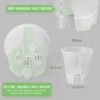 6 Inch Transparent Plastic Garden Pots Self Watering Planters 5 Pack With Deep Reservior - Image 6