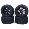ZD Racing 4PCS 1/10 Monster truck wheels tires 120 mm 125 mm Tires Wheels Buggy for for 1:10 RC Car Crawler Traxxas Scx10 HSP - Image 2