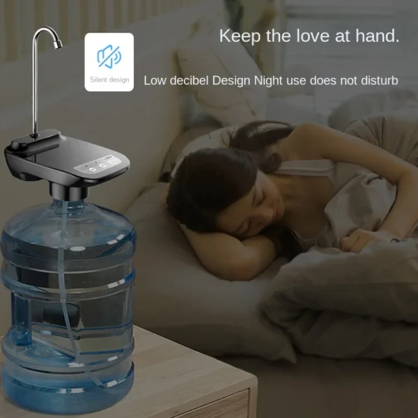 Water Bottle Pump Dispenser USB Charging Automatic Drinking Water Pump Portable Electric Water Dispenser Household Appliances - Image 4