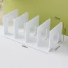 4 Grid Bookends Stand Bookshelf Desktop Decor Storage Rack Bookend Book Holder School Stationery Office Desktop File Organizer - Image 6