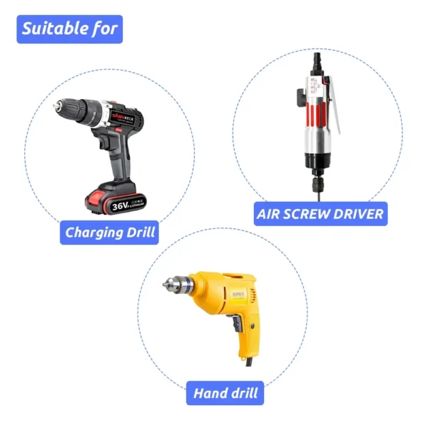 105 Degree Elbow Screwdriver Set Holder Adjustable Turning Nozzles For Screwdriver Hand Tools Magnetic Bit Socket Power Drill - Image 3