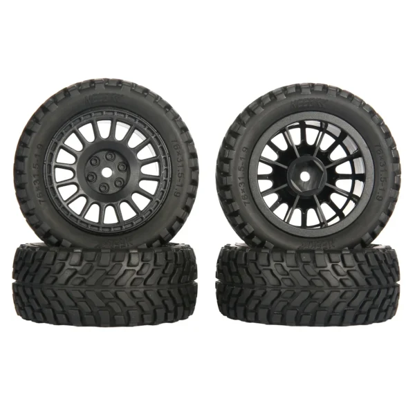 4PCS 1.9 inch 75mm RC Tires 12mm Hex Hubs Wheels for Wltoys 144010 144001 1/14 1/16 1/10 Scx10 Traxxas Trx-4 Tamiya Racing Car - Image 4