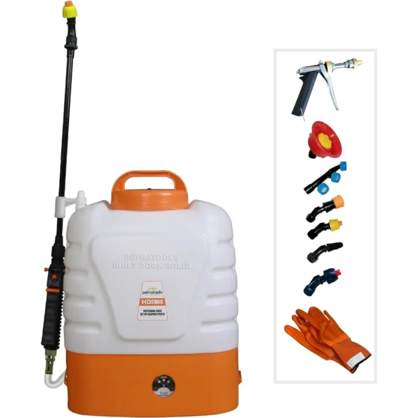 Gallon Battery Powered Sprayer, Backpack Sprayer - Compact Lawn Sprayers in and Garden Profess - Image 2