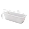 Breathable Rectangular Flower Pot New with Tray Drain Hole Vegetable Planter Garden Supplies Rectangular Planter - Image 6