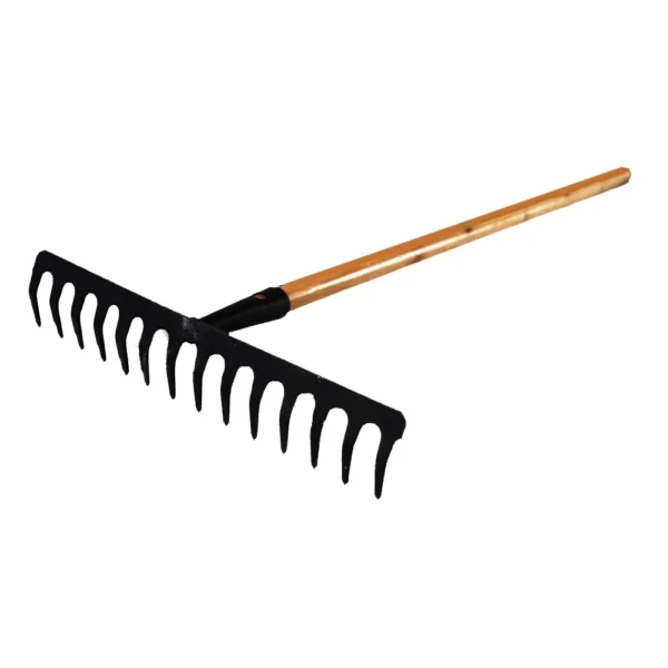 Farming Rake Stainless Steel Rake 14-Tooth Hay Deciduous Rake Pine Soil Rake Garden Gardening Tools Agricultural Farm Tools - Image 6