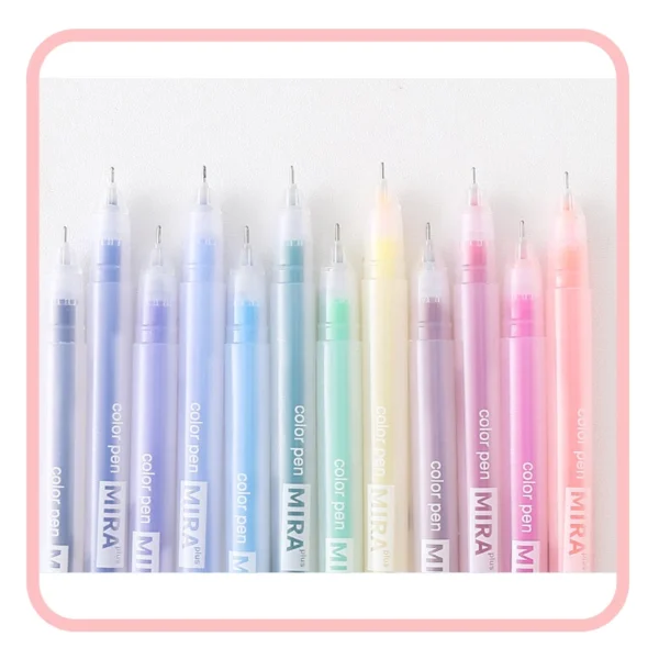 Color Gel Pen Set Kawaii Aesthetic Stationery Pretty Stationery Student Diary Pen Handbook Pen Color Markers School Supplies - Image 5