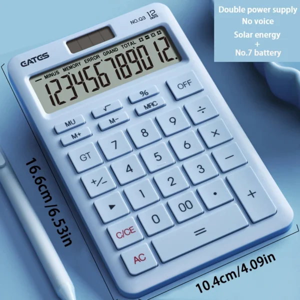 Calculator Solar Accounting Financial Students Dedicated Accurate Calculation Office Business Learning Tools - Image 5