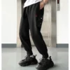 Classic Design Multi Flap Pockets Cargo Pants,Men's Loose Fit Drawstring Harem Cargo Jogger Pants oversized pants men and women - Image 6