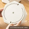 360°Rotatable Pen Holder Large Capacity Desk Pencil Storage Box 9-Grid Stationery Organizer School Office Pen Stand - Image 2
