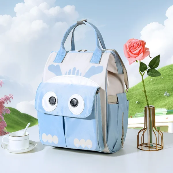 Multi-functional independent milk barn mother and baby bag large-capacity portable wacky fashion double-shouldered mummy bag - Image 2