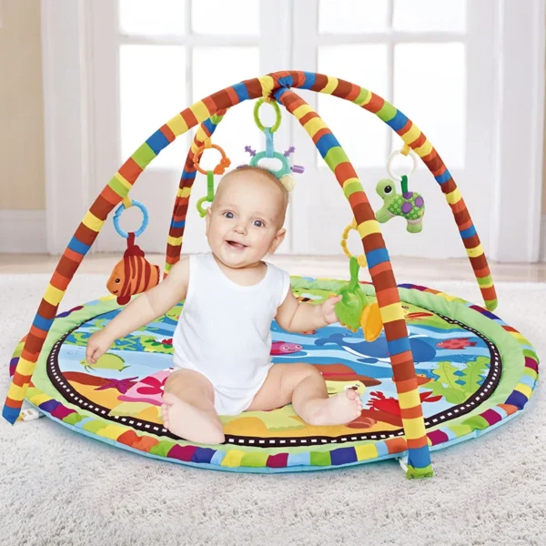 Educational Fitness Frame For Children Play Mat Rack Crawling Blanket Infant Play Rug Gift Kids Activity Mat Gym Baby Toys - Image 5