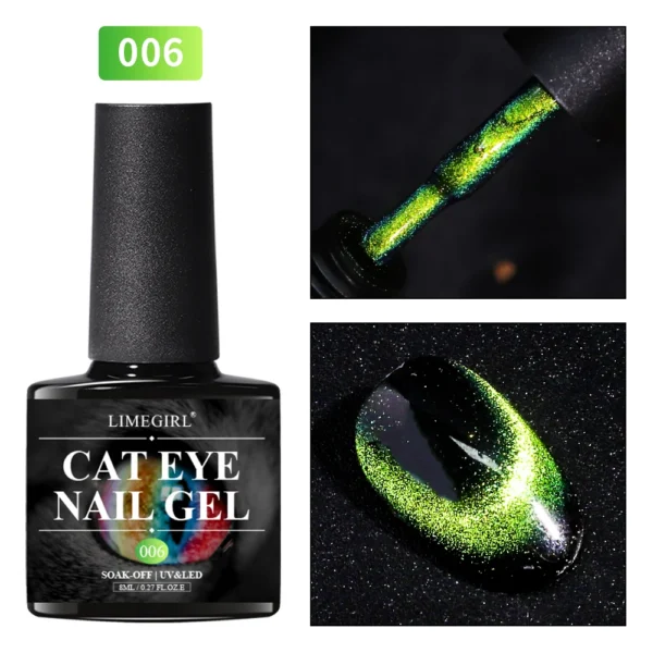 Cat Eye Nail Gel Polish Set 8ml Shiny Magnetic Gel Polish Nail Kit Galaxy Chameleon Effect Nail Gel Soak Off Salon - Image 2