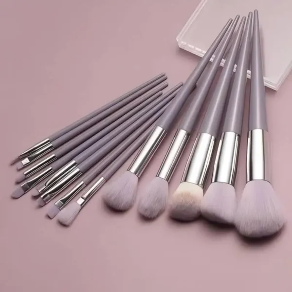 13PCS Deluxe Soft Fluffy Makeup Brushes Set - Hypoallergenic, Gentle on Skin, Perfect for Cosmetics, Foundation, Blush, Powder - Image 6