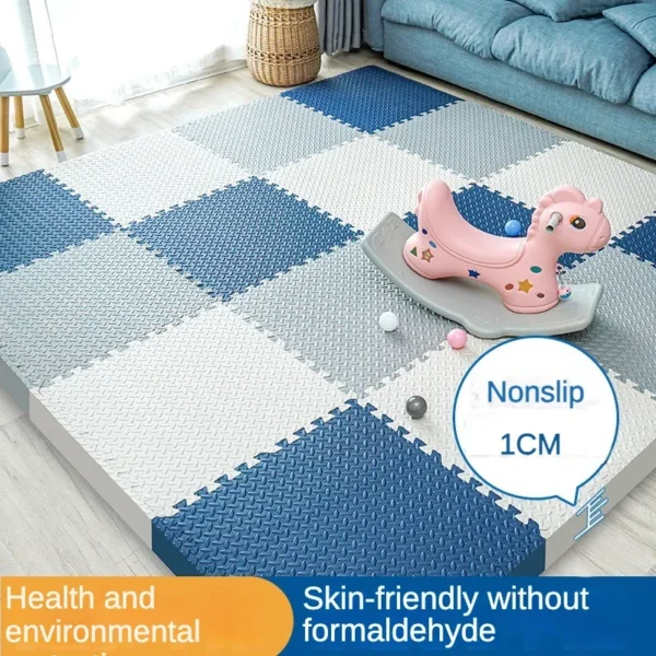 16pcs Non-Toxic Baby Play Mat, Interlocking Soft Foam Floor Mats for Kids' Play Area and Baby Floor Exercise Non-Slip Design