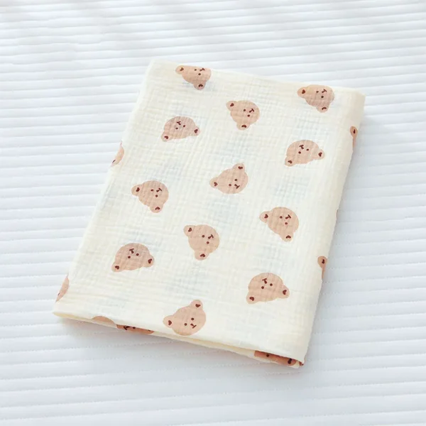 Newborn Muslin Blanket Baby Swaddle Summer Bedding Baby Stuff Thin Stroller Blanket Muslin Squares Receiving Blanket - Image 4